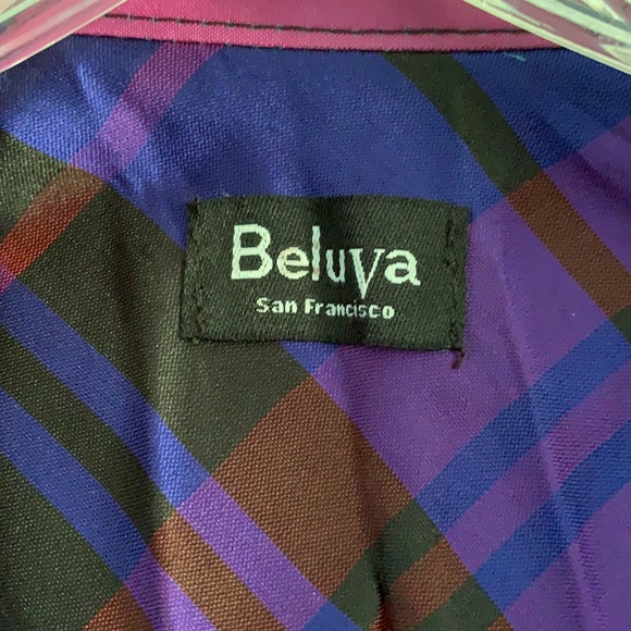 Beluva of San Francisco Button Down Crinkle Shirt  NWOT - Picture 2 of 8